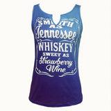 Ladies' Colorful Gradient Letter Print V-Neck Vest – Casual & Stylish