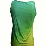 Ladies' V-Neck Printed Slimming Tank Top – Fashionable & Versatile