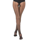 Elegant Black Line Stockings for Every Occasion-4