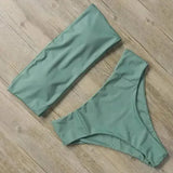 Bandage Bikini Swimwear Women Swimsuit High Waist Bikini Set-B1663AG-5