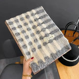 Cashmere Shawl Dual-use Student Neck Scarf-2