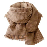 Fashion Winter Plaid Scarf Ladies-3