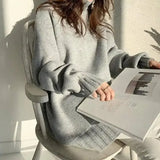 High-neck padded sweater sweater-3