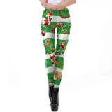 Christmas digital print tight leggings-B Style-9