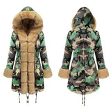 Chic Women's Camouflage Coats for Every Occasion-Green-3