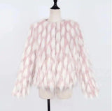 Fashion imitation fur coat female autumn and winter new warm-S-2