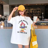 Oversized Graphic Tee for Casual Wear-white-3